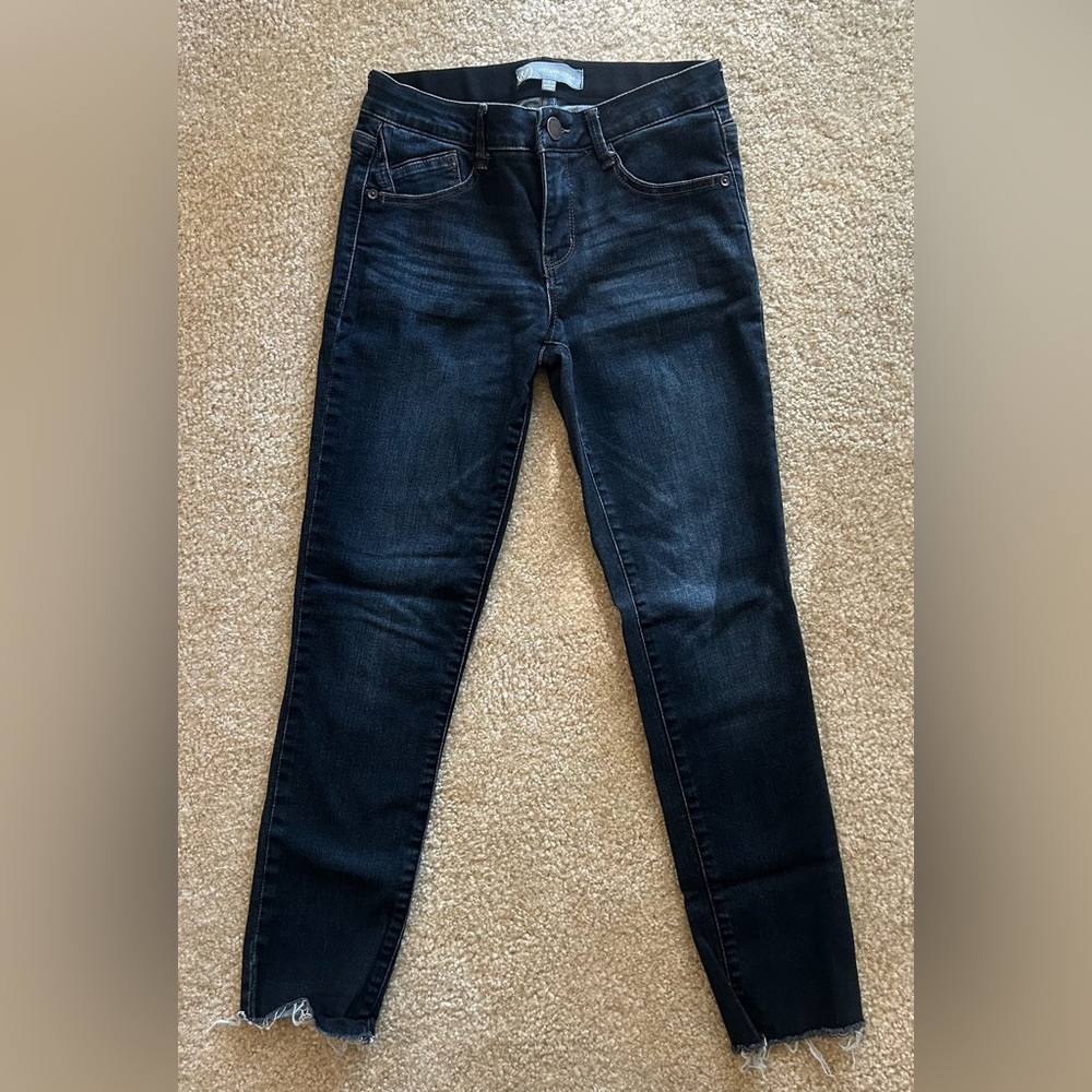 Wit & Wisdom Deep Indigo Skinny Jeans